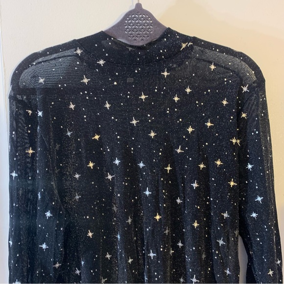 RITERA MESH TOP, TURTLE NECK, LONG SLEEVES - GALAXY. SZ 3X - Picture 2 of 9